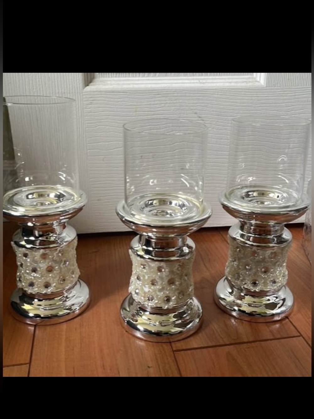 3 Pc Set of Decorative Candle Holders